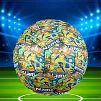 Individualus pavadinimas Personalizuotas Cristiano Ronaldo spaudinys Dydis 5 Futbolo kamuolys Treniruotėms ir rungtynėms, komandai, spardymui, dovana futbolo entuziastams Size 5