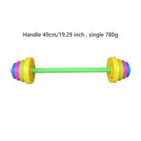 2 Pack Kids Dumbbells, Early Development Toys for Boys Girls Toddlers, Educational Gymnastic Weights 1 Handle 49 cm yellow
