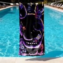 Five Nights at Freddy's Print Beach Towel Design, Soft, Lightweight. for Home Bathroom, Spa, Pool, Yoga, Surfing, Camping, Gift for Family, Friend 70cmx140cm(27x55inch) blue