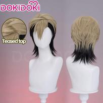 Zanka Perukas Anime Gachiakuta Cosplay DokiDoki Vyrams 38cm Helovino Plaukai Zanka Cosplay Auskarai Nemokamas Peruko Dangtelis One Size white
