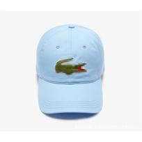 LACOSTE Siuvinėta beisbolo kepurė Vyrams Moterims Reguliuojama skrybėlė nuo saulės Madinga Sportinė Adjustable Cap gray