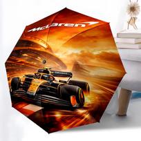 Spausdintas M-McLaren logotipas Sulankstomas skėtis, Lauko, Laisvalaikio ir Kelioninis skėtis, Patvarus skėčio audinys, Gimtadienio ir Šventės dovana Three-fold umbrella
