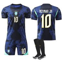 Brazilija 2026 Pasaulio taurė Išvykos 10 Neymar Futbolo marškinėlių komplektas 22#