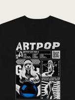 T-Shirt Lady Gaga Artpop XL gray