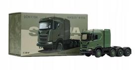 Scania R650 Truck Model 1:64 - Masdi Metal Truck Military Green