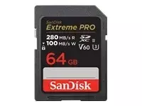 SANDISK Extreme PRO 64GB V60 UHS-II SD