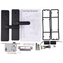Smart Lock WiFi Keyless Entry Door Lock TY APPFingerprintPasswordCardMechanical Key Unlocking white