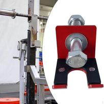 Barbell Holder for Squat Rack Hanger Vertical Fitness Equipment Accessory 26mm Hole gray
