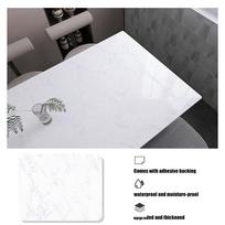 waterproof and moisture-proof Self adhesive stickers sanitary kitchen wall decoration imitation ceramic tile imitation marble 40cmX3m gray