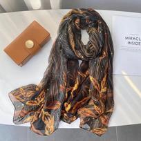 Šilkinis Skara Foulard Moteriška Galvos Juosta Prabangi Hidžabo Skara Moterims Minkšta Šilta Pashmina Paplūdimio Skaros Echarpe Šalis Didelis Apklotas Echarpe Bandana black