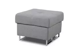 Puffe Without Storage Annabelle Mini / Sawana 05 / Chrome Plated Legs