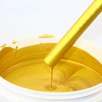 Vandens pagrindo aukso folijos dažai, „pasidaryk pats“ skulptūros, baldų dažymo pigmentai, Budos plokštelės, antkapiai, metalo dirbinių dažymo pigmentai 100g yellow