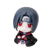 Hot Naruto Anime Figure Uzumaki Naruto Kakashi Uchiha Sasuke Itachi Cute Toys Q Figurals Action Figurine Model gray