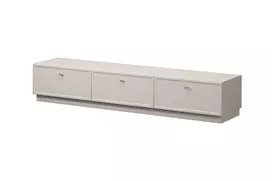 Televizoriaus stovas „Lorini“ 200 cm – kašmyras / auksinės rankenos