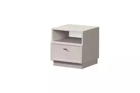 Night Stand Lorini - Cashmere / Black Handles T-bar