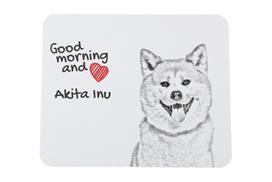 Akita, Akita Inu - mouse pad with print, personalized dog-themed mouse pad, unique gadget for an office worker by Art-Dog brand balta