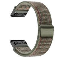 22mm 26mm Quick Fit Nylon Strap for Garmin Fenix 7 7X 6X Pro/Epix Pro Gen 2 51mm 47mm/Fenix6 5Plus 5XPlus Braided Watchband 22MM gray