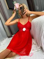 erotic underwear, two-color lace before the European and American explosion, erotic pajamas XL raudona