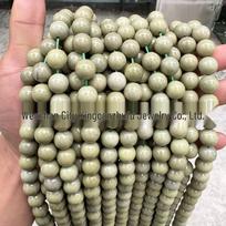 Natural Avocado Matcha Green Agate Round Beads for DIY Jewelry 8mm (≈46 beads)