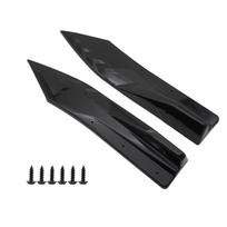 Car Bumper Protective Corner Universal Rear Bumper Lip Spoiler Modification Anti-Collision Rear Bumper black