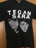 Tegan & Sara - Black Shirt - S - American Apparel XXL gray