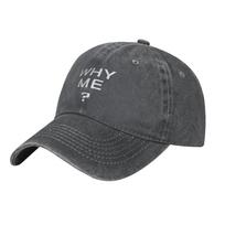 Why me  Death Stranding Baseball Cap Classic Distressed Washed  Snapback Cap Unisex Style Outdoor Summer Gift Caps Hat One Size gray