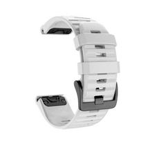 22 20 26mm Bracelet for Garmin Fenix 6X Pro 6 6S 7X 7 7S 5X Plus 5 3HR D2 935 945 Smart Watch Band Soft Silicone QuickFit Wrist 20mm Fenix 5S 6S 7S balta