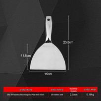 Stainless Steel Putty Knife Scraper with Plastering Handle