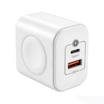 23W Wireless Charger for Apple Watch and Phones, PD Fast Charging, CE/FCC Certified gray