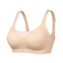 Plus Size Wireless Seamless Bra For Big Bust Women XXL abrikosas