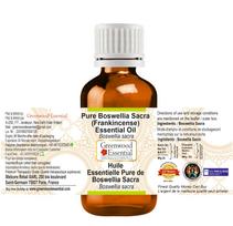 Greenwood Essential Frankincense Essential Oil (Boswellia Sacra) Pure | Non-Sticky | Non-greasy | Lightweight | Men & Women | All Skin Types | St white