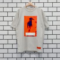 HERON PRESTON OS NOISE CENSORED HERON SS MARŠKINĖLIAI pilkos spalvos mišinys Unisex marškinėliai Medvilniniai Oversize Didelis dydis L gray
