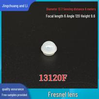 Fresnel Lens 8120F/13120F Pyroelectric Infrared Sensor HDPE for Human Body Detection Standard 8120F black