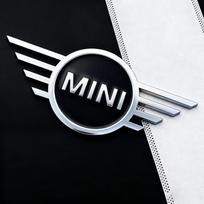 1 vnt. Automobilio priekinio variklio dangčio lipdukas, bagažinės logotipas, automobilių ženklelis Mini Cooper JCW Works R56 R50 F54 F55 F56 F57 F60 R52 R53 R55 Hečbekui 14.5cm gray
