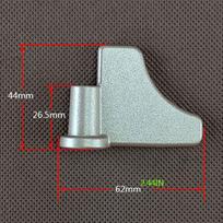 Universalus aliuminio lydinio duonos kepimo mašinos irklas tešlos minkymui Duonos mašinos maišymo irklas Duonos kepimo mašinos atsarginė dalis onesize gray