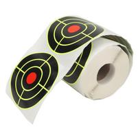 250PCS Paper Targets Self Adhesive Round Targets Stickers with Fluorescent Green Impact for Aiming Training