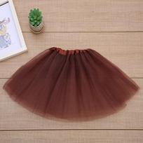 Elastic Tulle Tutu Skirt For Girls Multicolor Layered Mesh Ballet Dance Costume Kids Teen Party Performance Dress Up M ruda