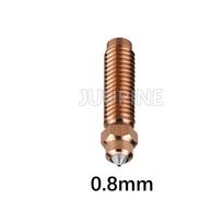 For ELEGOO Centauri Carbon 2 Nozzle Hardened Steel Bimetallic Chromium Zirconium Copper Centauri Carbon Elegoo Hotend Extruder 3pcs