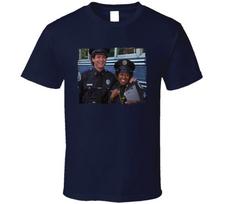 Police Academy Marion Ramsey Steve Guttenberg Comedy Movie Fan T Shirt L gray