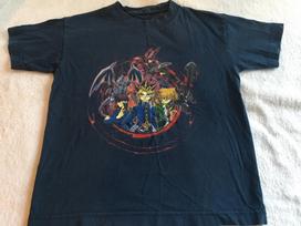 Vintage Yu-Gi-Oh! T-shirt Youth Size Large Anime Manga 1996 Cartoons Rare Y2K 150 gray