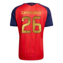 Spain 2026 World Cup Men's Football Gear – Quick-Drying Team Kits for Matches and Training S raudona