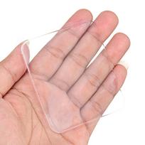 Super Sticky Silica Gel Gripping Pad Non-slip Recycled Reusable Universal Anti-Slip Mat Auto Interior Accessories Phone Holder beige