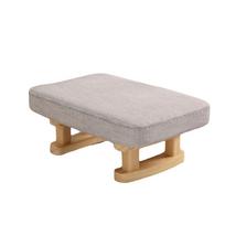 Rounded Edges Shoe Changing Bench Smooth Foot Rest Solid Wood Foot Stool  Sofa Foot Rest Style A2 white