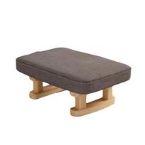 Rounded Edges Shoe Changing Bench Smooth Foot Rest Solid Wood Foot Stool  Sofa Foot Rest Style A4
