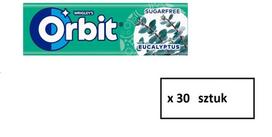 ORBIT EUCALYPTUS sugar-free chewing gums x10 30 pieces 420g 420g