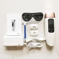 Kinsei Beauty Painless IPL Hair Removal Professional 600000 Flashes Lazerinis plaukų šalinimo įrankis Namų naudojimui nuolatinis moterų epiliatorius US Plug white