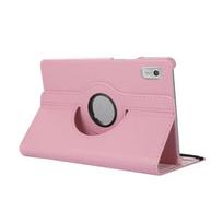 Dėklas Lenovo Tab M9 9 colių planšetiniam kompiuteriui, 360 laipsnių besisukantis stovas, planšetinio kompiuterio dėklas Lenovo M8/M8 PLUS M8 3rd M8 4th dėklas-dangtelis lenovo M8 M8 plus rožinė