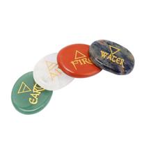 4Pcs Reiki Balancing Stones Finely Polished Palm Size Assorted Colors Reiki Healing Crystals for red