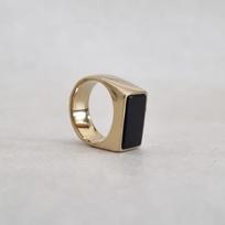 MOI studio Gold Onyx Ring GOLD_No. 11 beige