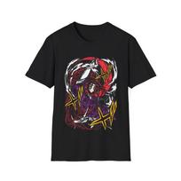 Kokushibo Marškinėliai Demon Slayer Kimetsu No Yaiba Anime Manga Juodi Marškinėliai Visų Dydžių 4XL black